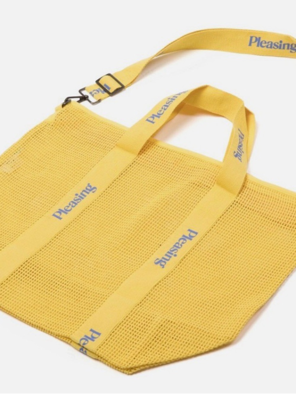 Harry Styles Pleasing Yellow Mesh Tote Bag
